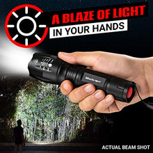 Load image into Gallery viewer, GearLight LED Flashlight Pack -2 Bright, Zoomable Tactical Flashlights with High Lumens and 5 Modes for Emergency and Outdoor Use -Camping Accessories -S1000