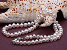 Load image into Gallery viewer, JYX Natural White Freshwater Cultured Pearl Necklace 18 inches (6mm)