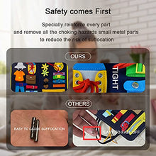 Load image into Gallery viewer, Busy Board, Montessori Toys Sensory Activity Developing Board for Fine Motor Skills, Sensory Toys Learning Board for Toddlers, Travel Toys for Plane and Car, Gifts for 2-6 Year Old Boys & Girls