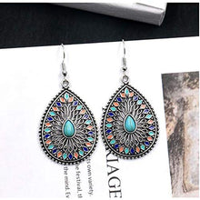 Load image into Gallery viewer, Beads Dangle Earrings for Women Drop Earring Handmade Bohemian Teardrop Earrings