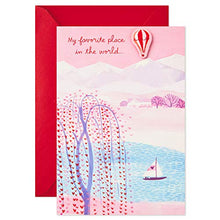 Load image into Gallery viewer, Hallmark Paper Wonder Valentines Day Pop Up Card for Significant Other (Hot Air Balloon Valentine)