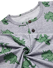 Load image into Gallery viewer, Boyoo Toddler Boys 3 Pack Long Sleeve Henley Shirt Cotton Graphic Tee Shirt for 2-7Years