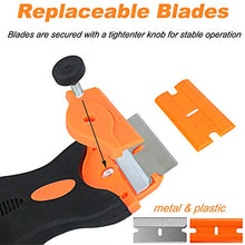Load image into Gallery viewer, 3 Pack Double Edge Razor Blade Scraper Set with 20 Pcs Replacement Scraper Blades, Multi-Purpose Scraper Cleaning Tool for Scraping Labels, Decals, Stickers, Paint from Glass, Stovetop, Subfloor