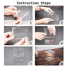 Load image into Gallery viewer, LOKQING 30 Pcs Candy Apple Box with Hole Top,4 x 4 x 4 INCH Plastic Gift Boxes for Caramel Apples Pops Cookies Cocoa Bombs Chocolate Easter Eggs