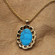 Load image into Gallery viewer, Gold Pt Darius Dariush The Great King Of Persia Necklace (18" Chain)