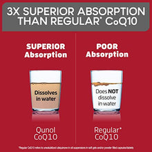 Load image into Gallery viewer, Qunol Ultra CoQ10 100mg 3X Better Absorption Patented Water and Fat Soluble Natural Supplement Form Coenzyme Q10 Antioxidant for Heart Health Packs Softgels, 120 Count