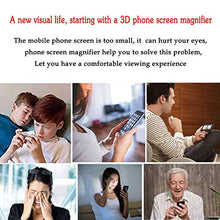 Load image into Gallery viewer, Mobile Phone Screen Magnifier Amplifier,Anzhee 2020 Newest Design 8" Curved 3D HD Anti-Blue Light Adjustable Foldable Cell Phone Screen Enlarger Compatible for iPhone Samsung & All Smart-Phone Video