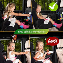 Load image into Gallery viewer, Car Seat Protector + Rear Seat Organizer For Kids - Waterproof & Stain Resistant Protective Backseat Kick Mat W/Storage Pockets & Tablet Holder - Baby Travel Kickmat & Front/Back Seat Cover Set