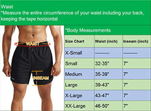 Load image into Gallery viewer, Neleus Men's 2 in 1 Running Shorts with Liner,Dry Fit Workout Shorts with Pockets,6070,2 Pack,Black/Red,3XL