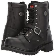 Load image into Gallery viewer, HARLEY-DAVIDSON FOOTWEAR Men's Faded Glory Motorcycle Boot, Black, 8 Wide US