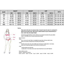 Load image into Gallery viewer, LanreyTaley Women Bikini Swimsuit Printed Fashion Swimsuit Sexy Swimsuit Two Pieces for Women Beach Swimsuit Yellow