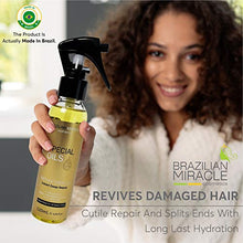 Load image into Gallery viewer, Brazilian Miracle Natural Hair Treatment with Deep Conditioning Argan and Coconut Oils, Liquid Mask Repairs Damage with Advanced Hydration, Conditions Long, Frizzy, Dry, Colored Hair 120mL