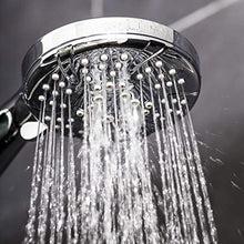 Load image into Gallery viewer, AquaBliss TheraSpa Hand Shower – 6 Mode Massage Shower Head with Hose High Pressure to Gentle Water Saving Mode - 6.5 FT No-Tangle Handheld Shower Head with Extra Long Hose & Adj. Mount | Chrome
