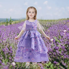 Load image into Gallery viewer, ToBunm Isabela Costume for Girls Encant Dress Outfit Cosplay Princess Tutu Dress Up for Halloween (Size 140 (7-8Years))