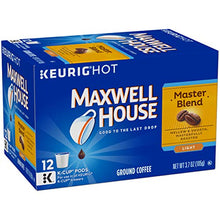 Load image into Gallery viewer, Maxwell House Master Blend Light Roast Keurig K-Cup® Coffee Pods (12 ct Box)