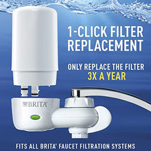 Load image into Gallery viewer, Brita Basic Faucet Water Filter System, White, 1 Count