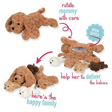Load image into Gallery viewer, PixieCrush Unicorn Puppy Stuffed Animals for Girls Ages 3 4 5 6 7 8 Years; Stuffed Mommy Dog with 4 Baby Puppies in her Tummy; Toy Pillows for Girls