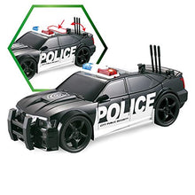 Load image into Gallery viewer, JOYIN 4 Packs Emergency Vehicle Toy Playsets, Friction Powered Vehicles with Light and Sound, Including Fire Truck, Ambulance Toy, Play Police Car and Toy Helicopter, Best Toddler Kids Boys Gifts