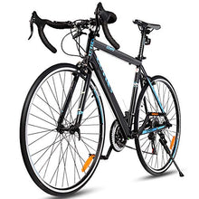 Load image into Gallery viewer, Goplus Commuter Bike Road Bike Quick Release Aluminum 700C 21 Speed (Black)