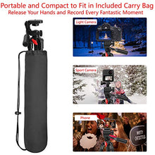Load image into Gallery viewer, ZOMEI 54" Phone Tripod Cellphone Tripod Portable Travel Tripod Smartphone Tripod Stand with Phone Holder and Remote Shutter for Smartphone Sport Camera and Light Camera