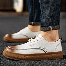 Load image into Gallery viewer, Sytanbo Men's Slip-On Driving Loafers Lightweight Comfortable Shoes Work Walking Shoes for Men Non Slip Breathable Lace-up Loafers Beige