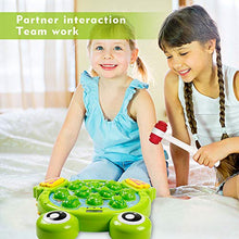 Load image into Gallery viewer, YEEBAY Interactive Whack A Frog Game, Learning, Active, Early Developmental Toy, Fun Gift for Age 2,3, 4, 5, 6, 7, 8 Years Old Kids, Boys, Girls,2 Hammers Included