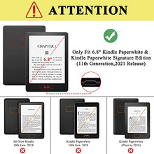 Load image into Gallery viewer, Soke Case for All-New Kindle Paperwhite,(Only Fit 11th Generation-2021 Release),Premium Slim Folio Cover with Auto Wake/Sleep for Kindle Paperwhite & Signature Edition 6.8" E-Reader,Black