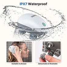 Load image into Gallery viewer, Electric Scalp Massager, RENPHO Waterproof Portable Head Massager with 4 Replacement Massage Heads, Handheld Head Scratcher for Hair Growth, Stress Relief, Deep Cleaning, Full Body Massage