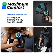 Load image into Gallery viewer, REATHLETE DEEP4S Updated Pro-Grade Handheld Deep Tissue Massage Gun with 5 Heads, Carrying Case and 4 Settings for Muscle Recovery and Pain Relief