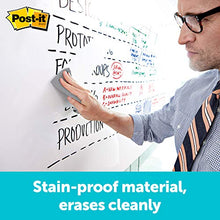 Load image into Gallery viewer, Post-it Dry Erase Whiteboard Film Surface for Walls, Doors, Tables, Chalkboards, Whiteboards, and More, Removable, Stain-Proof, Easy Installation, 4 ft x 3 ft Roll (DEF4X3)