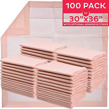 Load image into Gallery viewer, Premium Disposable Underpads 30”x36” (Packed 4x25 Case) Ultra Absorbent Chux Incontinence Bed Pads, Pet Training Pads X-Large 100/Case