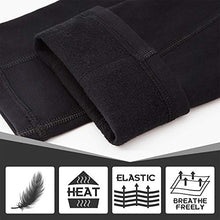 Load image into Gallery viewer, Heathyoga Fleece Lined Leggings for Women High Waist Leggings with Pockets Thermal Yoga Pants Women's Winter Leggings Black