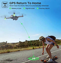 Load image into Gallery viewer, RC Toys, SYMA X500 Foldable GPS Drone with 4K UHD Camera, Quadcopter Helicopter UAV with Brush Motor, Auto Return Home, Follow Me, 28x2 Minutes Flight Time, Long Control Range, Includes Carrying Bag