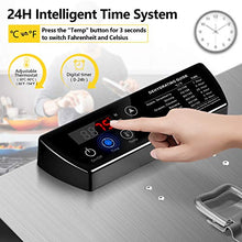 Load image into Gallery viewer, Food Dehydrator, 12 Layers Commercial Stainless Steel Fruit Dehydrator, 1000W Professional Adjustable Temperature Control and 0~24 Hours Digital Timer Food Dryer Household with Glass Window and 67 Recipes