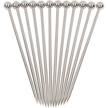 Load image into Gallery viewer, Stainless Steel Cocktail Picks - 4" (12pc Set)