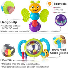 Load image into Gallery viewer, iPlay, iLearn 10pcs Baby Rattles Teether, Shaker, Grab and Spin Rattle, Musical Toy Set, Early Educational Toys for 3, 6, 9, 12 Month Baby Infant, Newborn