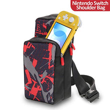 Load image into Gallery viewer, Travel Bag for Nintendo Switch AOPUTTRIVER Nintendo Switch Storage Backpack, Protective Storage Sling Backpack Shoulder Bag for Nintendo Switch, Dock, Joy-Con Grip&Switch Accessories, iphone and iPad