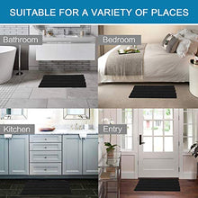 Load image into Gallery viewer, Bathroom Rugs Bath Mats Sets Super Absorbent Chenille Striped Bath Mats Non Skid Machine Wash Dry Rugs for Bathroom Floor Set of 2(Taupe Brown, 24 x 36 Plus 20 x 32 - Inches)