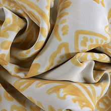 Load image into Gallery viewer, HPD Half Price Drapes Printed Room Darkening Curtain 50 X 84 (1 Panel), BOCH-KC16072C-84, Tea Time Yellow Gold