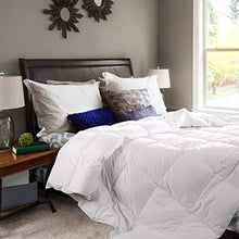 Load image into Gallery viewer, Maple Down Duvet Insert King Size, Down Alternative Comforter Quilted with Corner Tabs for All Season, Soft & Breathable Cotton Surface Machine Washable White