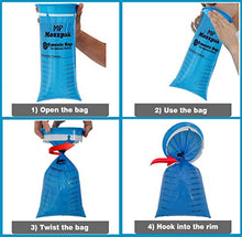 Load image into Gallery viewer, MP MOZZPAK Vomit Bags – 24 Pack – 1000ml Emesis Bags – Leak Resistant, Medical Grade, Portable, Disposable Barf Bags, Puke, Throw Up, Nausea Bags for Travel Motion Sickness, Car & Aircraft, Kids, Taxi
