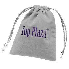 Load image into Gallery viewer, Top Plaza Stretch Amethyst Tree of Life Lucky Stone Bracelet Reiki Healing Crystal Gemstone Dangle Charms Pendant Birthstone Bracelet(6.2")