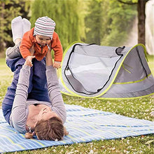 Load image into Gallery viewer, Baby Beach Tent, Portable Pop Up Tent, UPF 50+ Sun Shelters, Baby Shade with Mosquito Net, Sun Shade for Girls Boys, Beach Umbrella for Infant