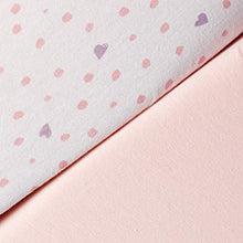 Load image into Gallery viewer, HonestBaby Organic Cotton Changing Pad Covers (Set of Two), Love Dot, One Size