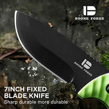 Load image into Gallery viewer, Pocket Fixed Blade Knife with Sheath, Everyday Carry Stainless Steel Small Outdoors Full Tang Knife with Non-Slip Handle, for Cuting Fruit, Hunting, EDC, Camping, Outdoor Survival, Gift for Man