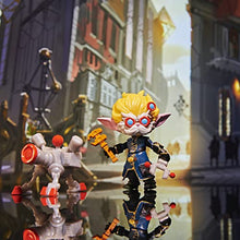 Load image into Gallery viewer, League of Legends, Dual Cities Pack w/ Exclusive Jinx, Heimerdinger, Vi, Caitlyn, and Ekko, 4-Inch Collectible Figures, Accessories, Ages 12 and Up
