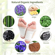Load image into Gallery viewer, Foot Pads, 100 Foot Pads and 100 Adhesive Sheets for Removing Impurities, Relieve Stress Improve Sleep