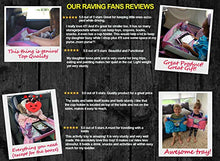 Load image into Gallery viewer, CarSeat Tray -Toddler Travel Tray- Keep Kids Occupied & Entertain for Hours, Road Trips Essential For Kids, Sturdiest & Most Comfortable Travel Tray for Car Seat (Pink)
