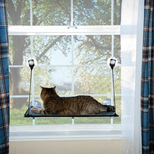Load image into Gallery viewer, K&H Pet Products EZ Mount Window Kitty Sill Gray 12" x 23"