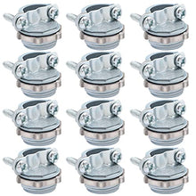 Load image into Gallery viewer, Fuzbaxy 12pcs 1/2Inch Clamp Type Cable Connectors for Metallic Conduit Protect Cables Silver-Zinc